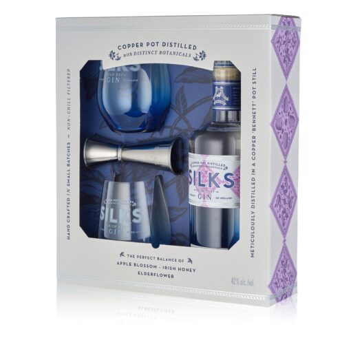 Silks Irish Dry Gin Gift Pack